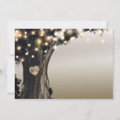 Rustige landenbomen en lichte ridderingen kaart (Achterkant)