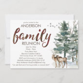 Rustige landenboomfamilie reünie kaart (Voorkant)