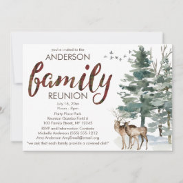 Rustige landenboomfamilie reünie kaart