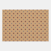 Rustige landengepolijst en whimsical Polka Dots Wr Inpakpapier Vel (Voorkant 3)