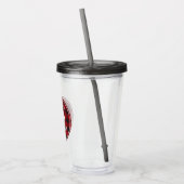 Rustige Landenmeer Boomboom Red Buffalo Pset Acryl Drinkbeker (Links)