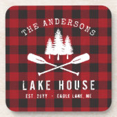 Rustige Landenmeer Boomboom Red Buffalo Pset Bier Onderzetter (Voorkant)