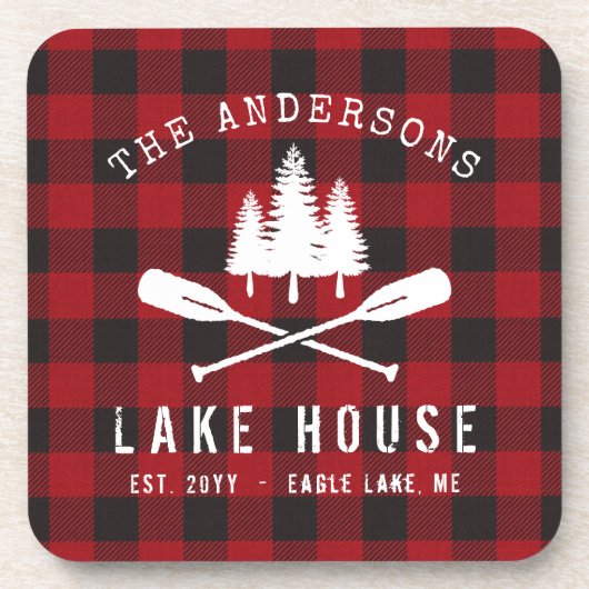 Rustige Landenmeer Boomboom Red Buffalo Pset Bier Onderzetter (Voorkant)