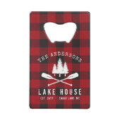 Rustige Landenmeer Boomboom Red Buffalo Pset Creditkaart Flessenopener (Voorkant)