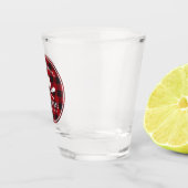 Rustige Landenmeer Boomboom Red Buffalo Pset Shot Glas (Rechts)