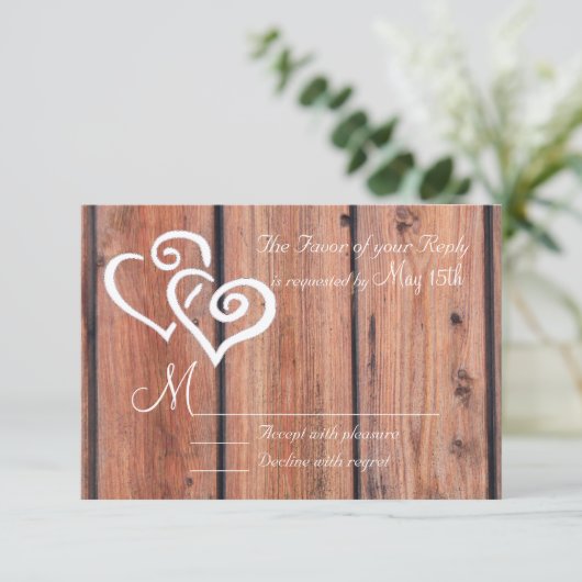 Rustige landhouten boards Huurt RSVP (Staand voorkant)