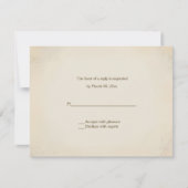 Rustige landkaarten voor Westerne weddenschappen RSVP Kaartje (Voorkant)