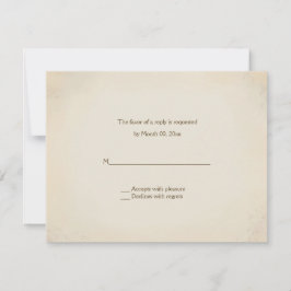 Rustige landkaarten voor Westerne weddenschappen RSVP Kaartje