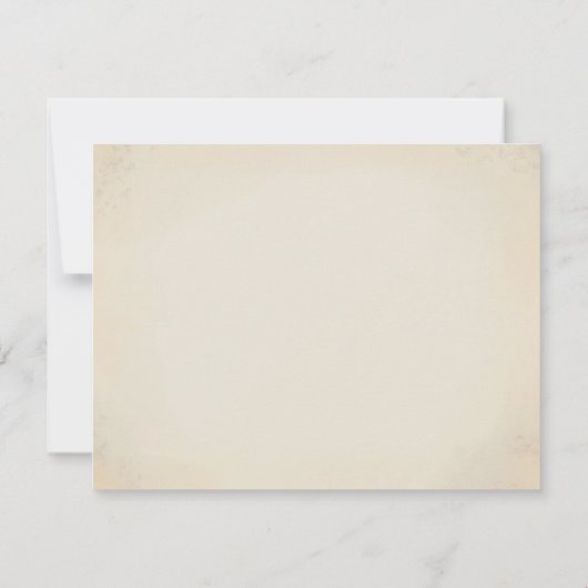 Rustige landkaarten voor Westerne weddenschappen RSVP Kaartje (Achterkant)