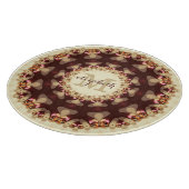 Rustige Landkreis Mandala - Aangepaste naam Ronde Snijplank (Hoek)