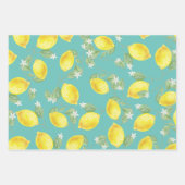 Rustige landlogo's en Zee groen Inpakpapier Vel (Voorkant 2)