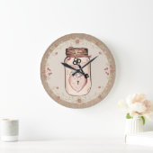 Rustige landmoeraslandmuts: jar Love Key Wall klok (Huis)
