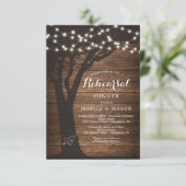 Rustige landrepetitie - Dinner Invite Card Lichten Kaart (Staand voorkant)