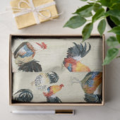 Rustige landroestjes Waterverf houtsontbinding Tissuepapier (Geschenk)