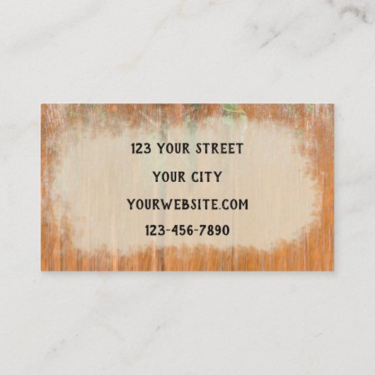 Rustige landschuur Westerne bull Skull Sunflower Visitekaartje (Achterkant)