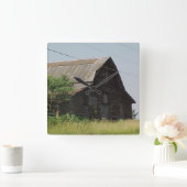 Rustige landschuurklok vierkante klok (Huis)