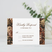 Rustige landsinecijnentweddenschappen met RSVP-kaa RSVP Kaartje (Staand voorkant)