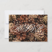 Rustige landsinecijnentweddenschappen met RSVP-kaa RSVP Kaartje (Achterkant)