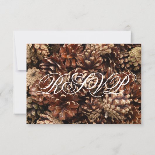 Rustige landsinecijnentweddenschappen met RSVP-kaa RSVP Kaartje (Achterkant)