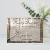 Rustige landspoorwegen RSVP-kaarten RSVP Kaartje (Staand voorkant)