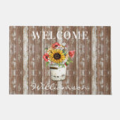 Rustige landstijl huisstijl naam deurmat (Voorkant)