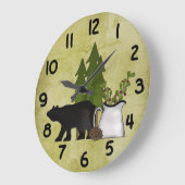 Rustige landwandklok in het Beer van het gebergte Grote Klok (Hoek)