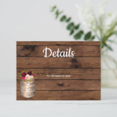 Rustige Landwijn Barrel Burgundy — Gegevens invull Kaart (Staand voorkant)