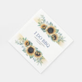 Rustige landzonnebloem I Do BBQ Servet (Hoek)