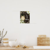 Rustige Lantaarn en Daisies Daisy Flower Country W Poster (Keuken)