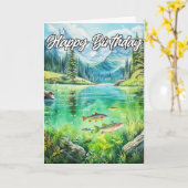 Rustige late zomerdag op de vijver kaart (Gele Bloem)