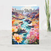 Rustige late zomerdag op de wang kaart (Voorkant)