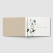 Rustige Leafy Green Eucalyptus Foliage Wedding Gastenboek (Volledig)