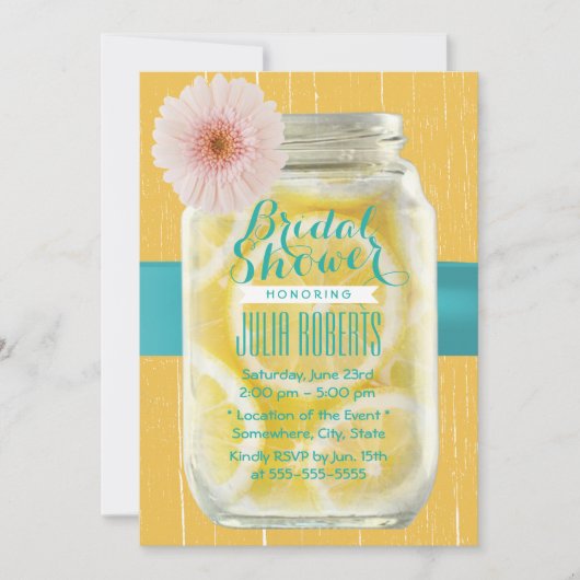 Rustige Lemons in het Vrijgezellenfeest van de Bla Kaart (Voorkant)