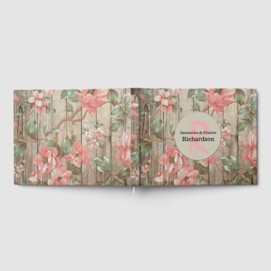 Rustige lente-bloei-weddenschap gastenboek (Volledig)