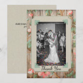 Rustige lente bloesems Weddenschap Hartelijk dank Bedankkaart (Voorkant / Achterkant)