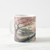 Rustige lente in Japan Koffiemok (Voorkant links)