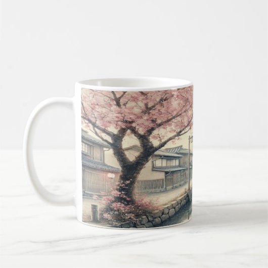 Rustige lente in Japan Koffiemok (Links)