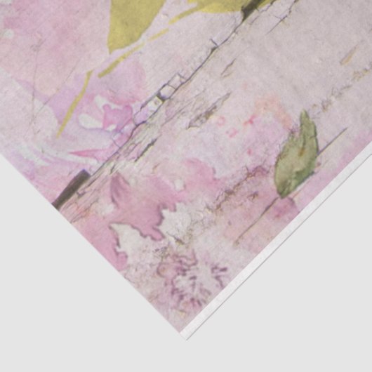 Rustige lentetest Waterverf ventilatormarktteken Tissuepapier (Detail)