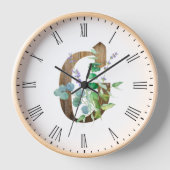 Rustige Letter G Lijst Clock (Voorkant)