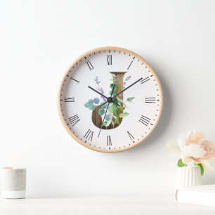  Rustige Letter J Houten Lijst Clock