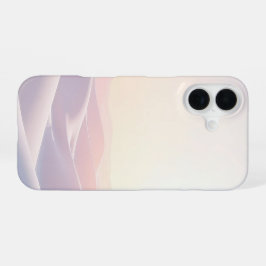 Rustige lichte achtergrond met zandduinen iPhone 16 hoesje