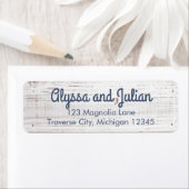 Rustige lichte Adresetiketten Etiket (Insitu)