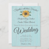 Rustige lichte Blauwgroen blauwe schuur - zonneblo Kaart (Voorkant)