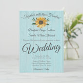 Rustige lichte Blauwgroen blauwe schuur - zonneblo Kaart (Staand voorkant)