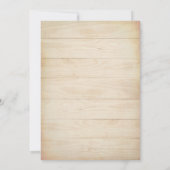 Rustige lichte boszomer bloesem bruiloft kaart (Achterkant)