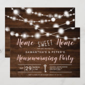 Rustige lichten thuis kaart (Voorkant / Achterkant)