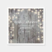 Rustige lights Vrijgezellenfeest Servet (Voorkant)