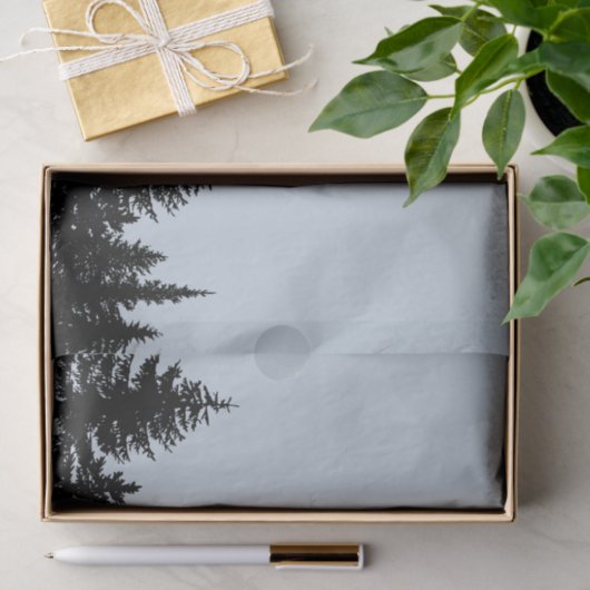 Rustige lijn Silhouette Tissuepapier (Geschenk)