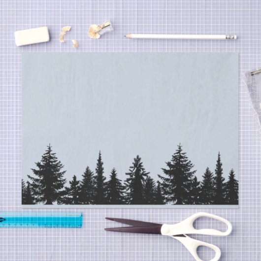 Rustige lijn Silhouette Tissuepapier (Craft)