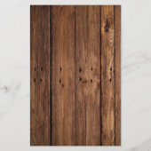 Rustige lijst met prijzen voor houtslanken flyer (Achterkant)